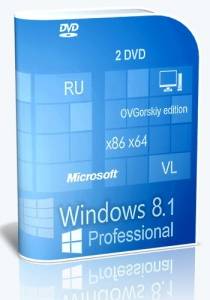 Microsoft Windows 8.1 Professional VL with Update 3 x86-x64 Ru by OVGorskiy 09.2016 2DVD