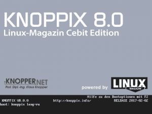 KNOPPIX German DELUG edition of Linux Magazine. 8.0.0 [x32, x64] 1xDVD