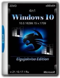 Windows 10 4in1 (x86/x64) VL Elgujakviso Edition (v.21.10.17) [Ru]