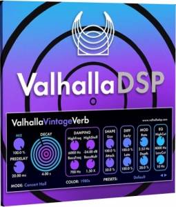 Valhalla DSP - Valhalla VintageVerb 3.0.0 VST, VST3, AAX (x64) [En]