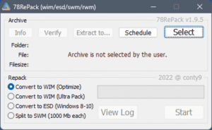 78RePack 1.9.5 New (WimLib 1.14.4) Portable by conty9 [En]
