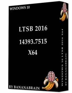 Windows 10 Enterprise LTSB 2016 1607 10.0.14393.7515 x64 by BananaBrain [Ru]